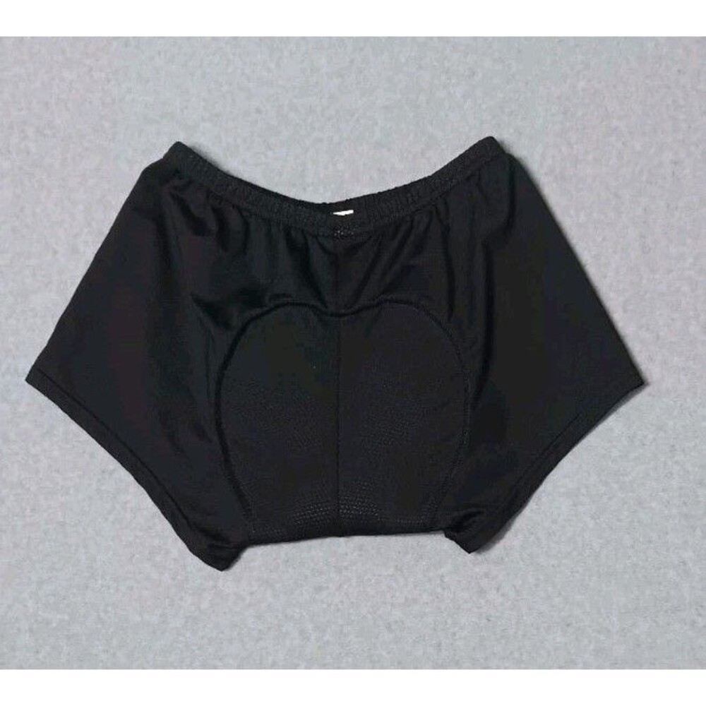 Unisex Padded Cycling Underwear Shorts XL Black Breathable Mesh MTB Road Biking
